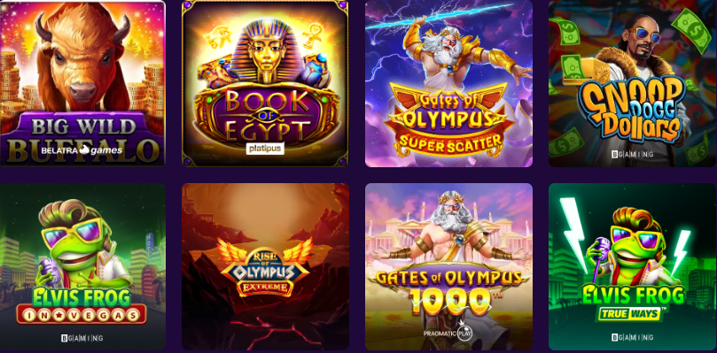 Popular Slots at Bass Win Casino